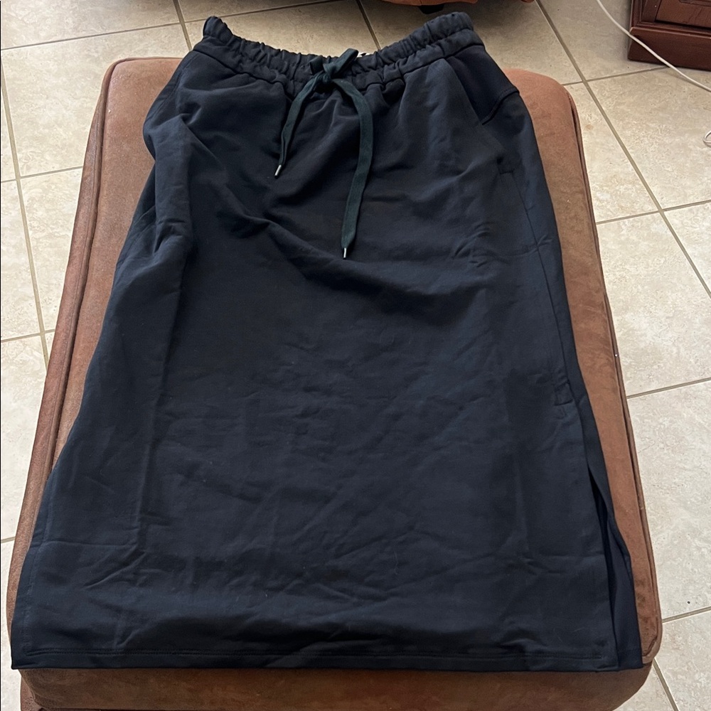 inherit Abbi Mesh Black Drawstring Skirt Size Medium New With Tag